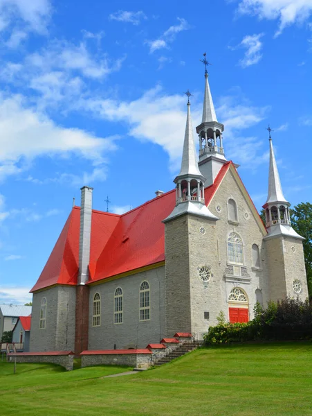 Sainte Famille Ile Orleans Quebec Canada Church Sainte Famille Ile — Stock Photo, Image
