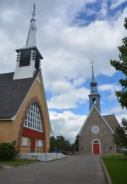 Saint Pierre Ile Orleans Quebec Canada Church First European Settlers — Stock Photo, Image
