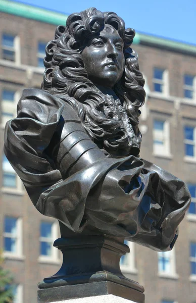 Quebec City Quebec Canada 2018 Bust Louis Xiv Centre Place — Foto de Stock