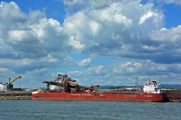 Quebec City Quebec Canada 2020 Port Quebec Inland Port Oldest — Foto de Stock