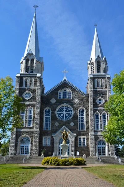 Scenic Shot Antique Gothic Cathedral Sunny Day — Stock fotografie