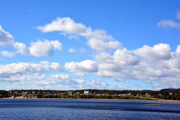 Ακτή Στο Baie Sainte Catherine Quebec Canada — Φωτογραφία Αρχείου