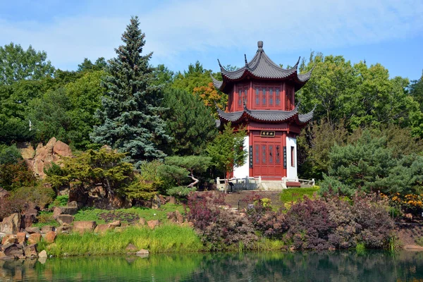 Beautiful View Asian Style Park — Stock Photo, Image