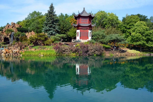 Beautiful View Asian Style Park — Stock Fotó