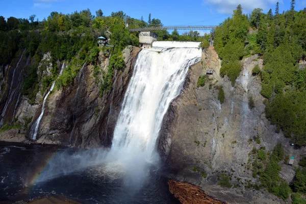 Scenic Shot Beautiful Waterfall Background — Stockfoto