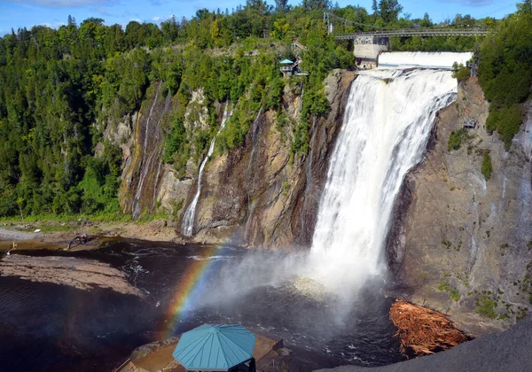Scenic Shot Beautiful Waterfall Background — Stockfoto