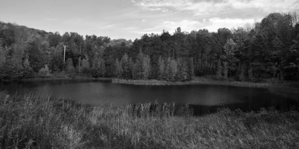 Beautiful Lake Park Autumn — Fotografia de Stock