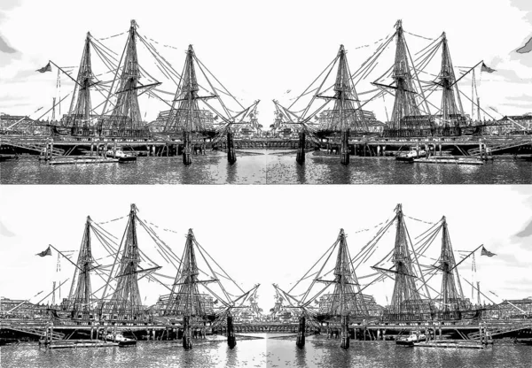 Boston Usa 2005 Boston Tea Party Ships Museum Educational Entertaining — Stockfoto