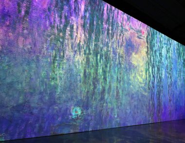 Boya lekeleriyle soyut arkaplan