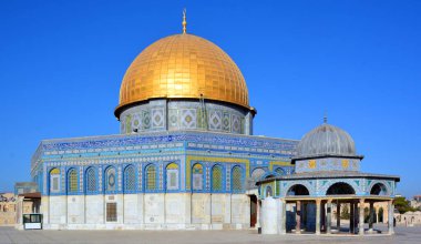 JERUSALEM ISRAEL 23: 10 16: Kudüs 'teki Kudüs' ün asil mabedi olarak bilinen Tapınak Dağı, dünyanın en önemli dini mekanlarından biridir..
