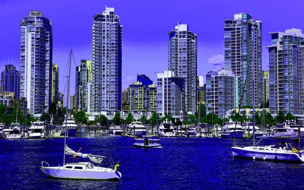 Vancouver Canada 2003 Downtown Vancouver Business Commercial Cultural Financial Government — Stockfoto
