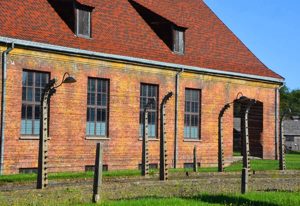 Koncentrační Tábor Osvětim Polsku — Stock fotografie