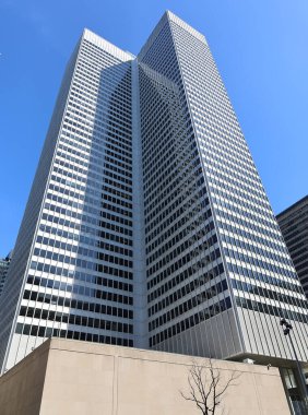 modern office building in a city