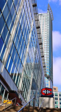 modern office building in a city