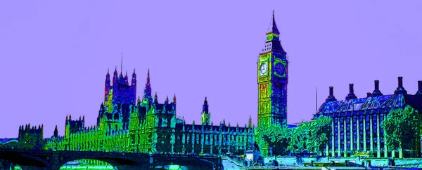 London England United Kingdom 2012 Big Ben British Parliament London — Stockfoto