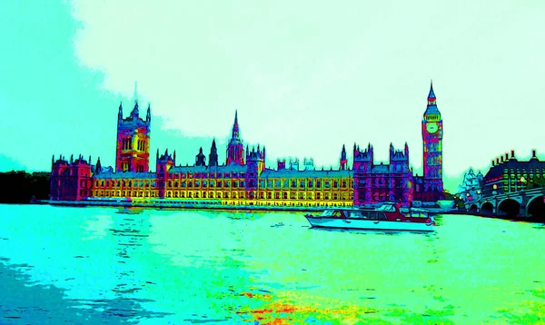 London England United Kingdom 2012 Big Ben British Parliament London — Stockfoto