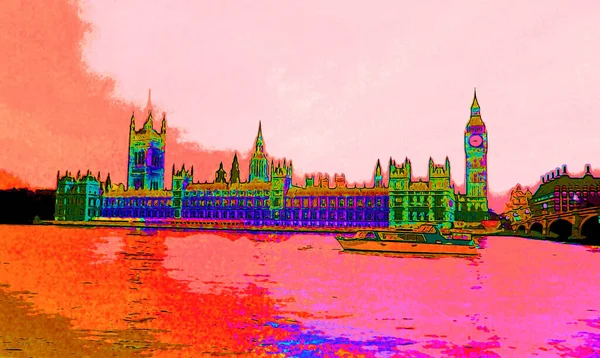 London England United Kingdom 2012 Big Ben British Parliament London — Zdjęcie stockowe