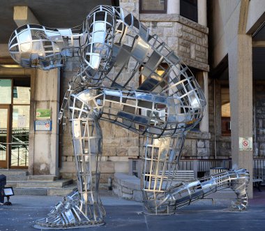 MONTREAL CANADA 04 06 2022: L'Imploreur, Mathieu Isabelle Hopital Hotel-Dieu hospital