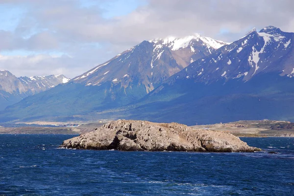 Beautiful Snow Capped Mountains Canada — Zdjęcie stockowe