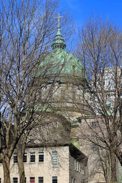 Montreal Quebec Canada 2022 Собор Базиліка Марії Королеви Світу Монреалі — стокове фото