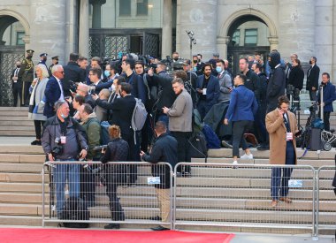 MONTREAL CANADA 05 03 2022: Funeral for Guy Lafleur (09 20 1951  05 22 2022) in front Cathedral-Basilica of Mary Queen of the World . Lafleur is the all-time leading scorer in Canadians history