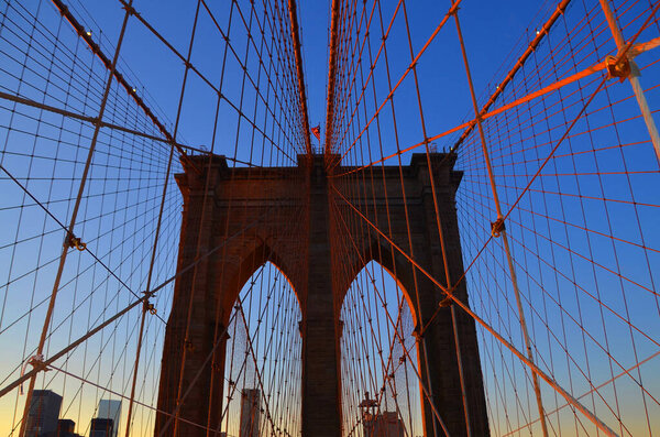 Brooklyn bridge, New York, USA