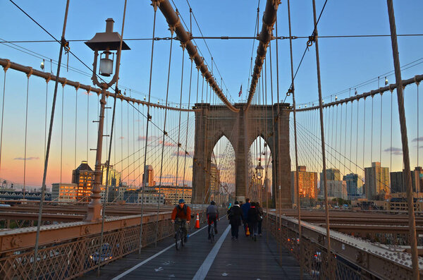Brooklyn bridge, New York, USA