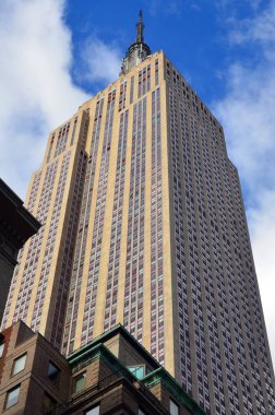 NEW YORK CITY, NY 10 29 201: Midtown and the Empire State Building in New York City. Empire State Building is a 102-story landmark was world's tallest building for more than 40 years