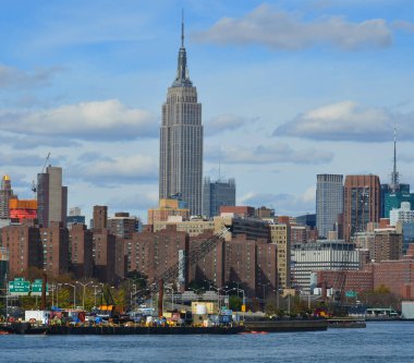 NEW YORK CITY, New York OCT 29: Lower Manhattan, Manhattan 'ın güneyinde yer alan bir şehirdir.