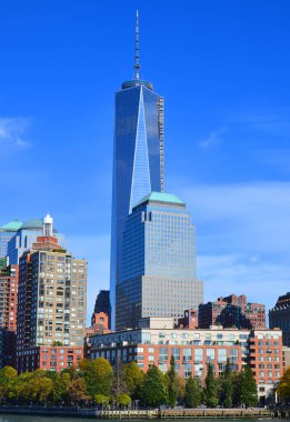 NEW YORK CITY, New York OCT 29: Lower Manhattan, Manhattan 'ın güneyinde yer alan bir şehirdir.