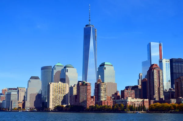 Nova Cidade Iorque Oct Lower Manhattan Também Conhecida Como Downtown — Fotografia de Stock