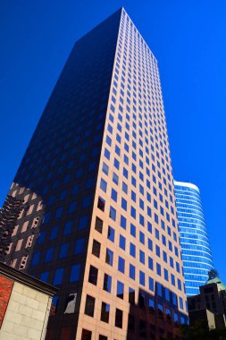 Vancouver Bc Canada 27 Haziran 2015: Vancouver 'ın merkezindeki Vancouver şehri. Ticari, ticari, kültürel, finans, hükümet ve eğlence merkezidir.