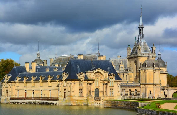 Chantilly France Ottobre Chateau Chantilly Uno Storico Castello Situato Chantilly — Foto Stock