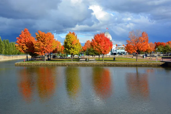 Fall Landscape Montreal Quebec Canada — Fotografia de Stock