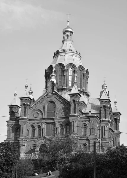 Helsinki Finland September 2105 Uspenski Cathedral Eastern Orthodox Cathedral Helsinki — Stock Photo, Image