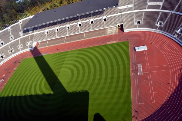 Luftaufnahme Vom Fußballstadion — Stockfoto