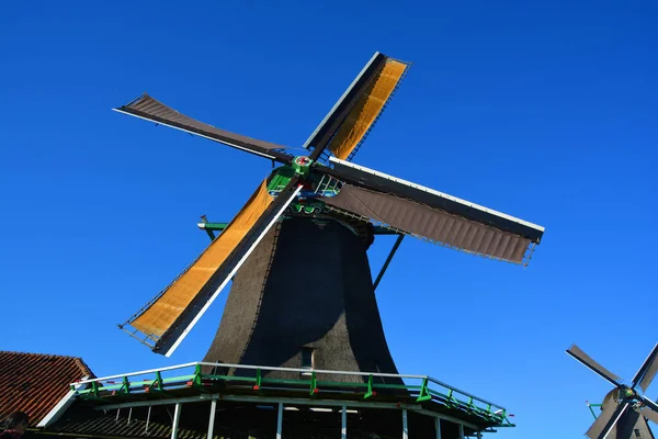 Zaanse Schans Netherland 2015 Zaanse Schans Dzielnica Zaandam Gminie Zaanstad — Zdjęcie stockowe