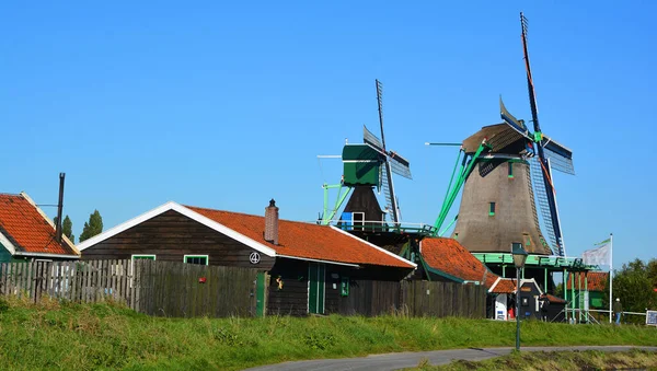 Zaans Schans Nederland 2015 Zaanse Schans Stadsdel Zaandam Kommunen Zaanstad — Stockfoto