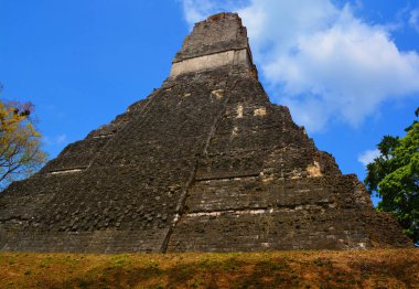 TIKAl GUATEMALA 05 03 2016 : The archaeological site of the pre-Columbian Maya civilization in Tikal National Park , Guatemala The park is UNESCO World Heritage Site since 1979