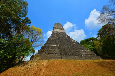 TIKAl GUATEMALA 05 03 2016 : The archaeological site of the pre-Columbian Maya civilization in Tikal National Park , Guatemala The park is UNESCO World Heritage Site since 1979