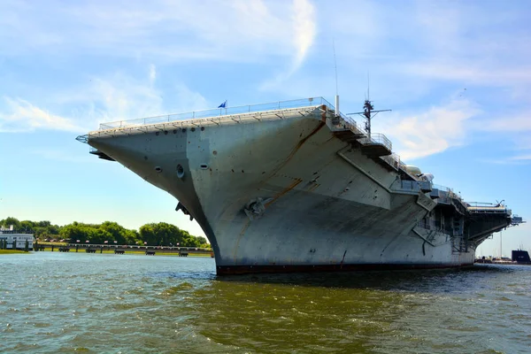 Charleston Usa 2016 Uss Yorktown Uno Los Portaaviones Clase Essex — Foto de Stock