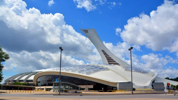 Montreal Quebec Canada 2022 Montreal Olympic Stadium Tower Tallest Inclined — Foto de Stock