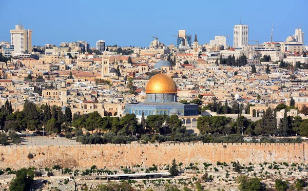 Israel Jerusalem Monte Templo Conhecido Como Nobre Santuário Jerusalém Localizado — Fotografia de Stock