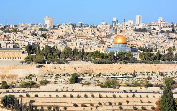 Israel Jerusalem Monte Templo Conhecido Como Nobre Santuário Jerusalém Localizado — Fotografia de Stock