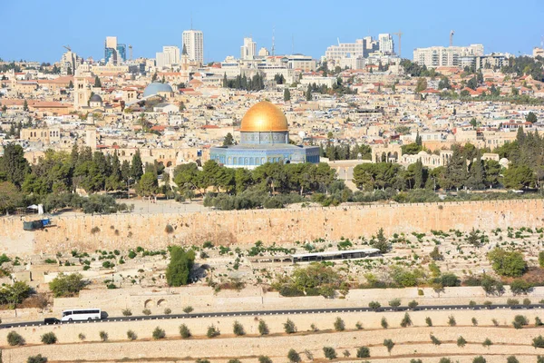 Jerusalem Israel Όρος Ναός Γνωστό Ευγενές Ιερό Της Ιερουσαλήμ Που — Φωτογραφία Αρχείου