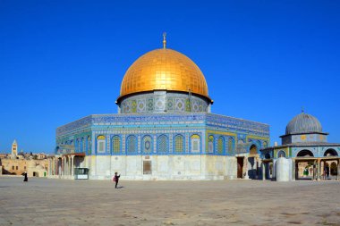 JERUSALEM ISRAEL 23: 10 16: Kudüs 'teki Kudüs' ün asil mabedi olarak bilinen Tapınak Dağı, dünyanın en önemli dini mekanlarından biridir..