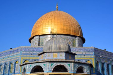 JERUSALEM ISRAEL 23: 10 16: Kudüs 'teki Kudüs' ün asil mabedi olarak bilinen Tapınak Dağı, dünyanın en önemli dini mekanlarından biridir..