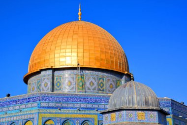 JERUSALEM ISRAEL 23: 10 16: Kudüs 'teki Kudüs' ün asil mabedi olarak bilinen Tapınak Dağı, dünyanın en önemli dini mekanlarından biridir..