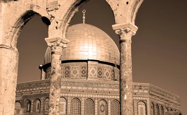 Jerusalén Israel Monte Del Templo Conocido Como Santuario Noble Jerusalén —  Fotos de Stock