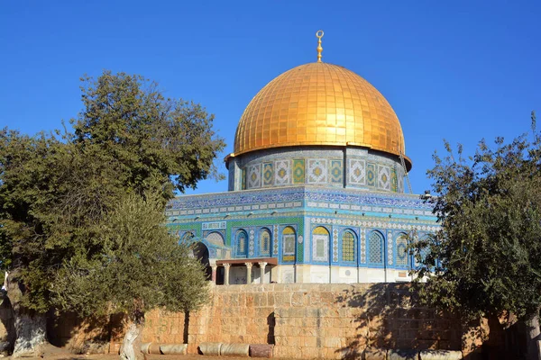 耶路撒冷圣坛圣坛圣坛位于耶路撒冷旧城 是世界上最重要的宗教圣地之一 — 图库照片
